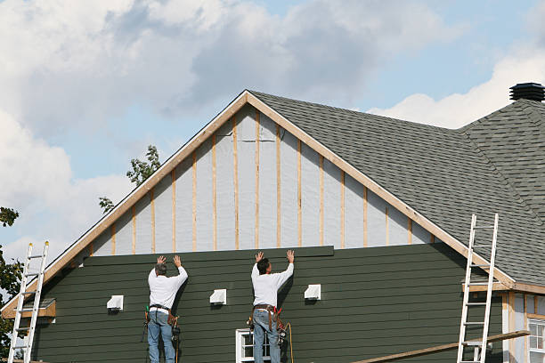 Professional Vinyl Siding technician working in Plainview, MN